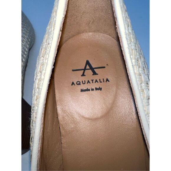 Aquatalia Pasha Woven Raffia Style‎ Pump - Picture 11 of 14
